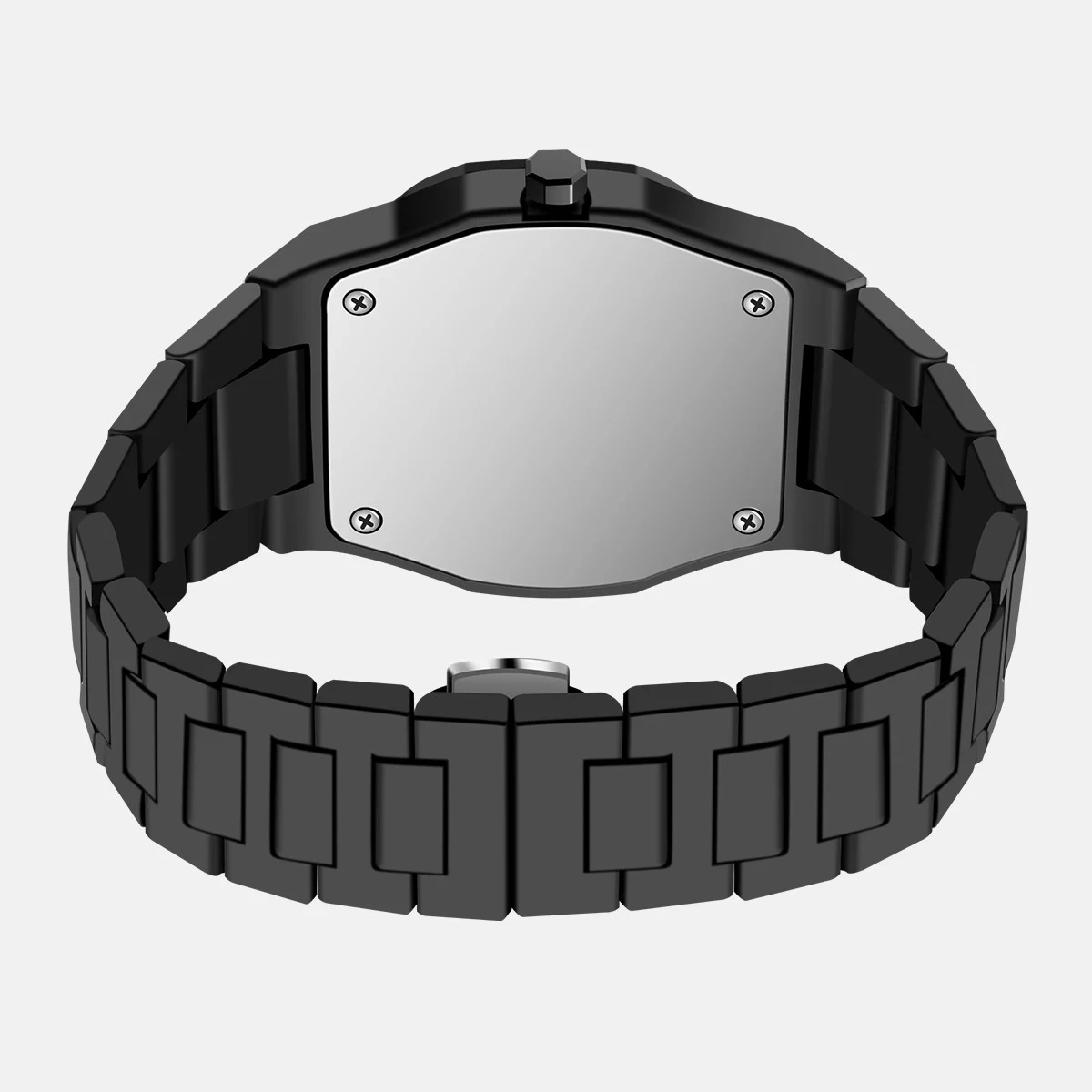 Arabic disit Carbon Fiber body men's watch (46gm weight)-Black&Red